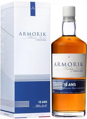 Виски французский «Armorik 10 Ans» в подарочной упаковке