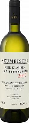Вино белое сухое «Ried Klausen Weissburgunder Vulkanland Steiermark Neumeister» 2017 г.
