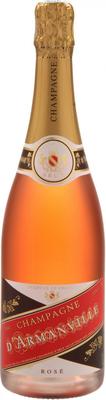 Вино игристое розовое брют «Champagne D'Armanville Brut Rose»