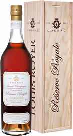 Коньяк французский «Grande Champagne Reserve Royale Louis Royer» в деревянной подарочной упаковке