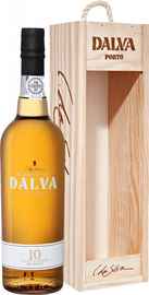 Портвейн «Dalva Dry White Porto 10 years old C. da Silva» в деревянной подарочной упаковке