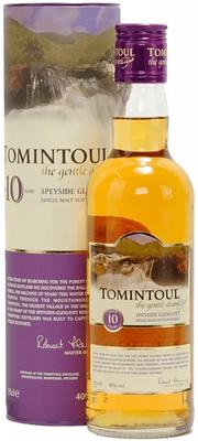 Виски шотландский «Tomintoul Speyside Glenlivet Single Malt Scotch Whisky 10 YO» в тубе