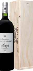 Вино красное сухое «Larrivet Haut Brion Rouge Compagnie Ginestet» 2015 г. в деревянной подарочной упаковке