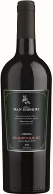 Вино красное сухое «Cantine San Giorgio Leonida Aglianico Salento» 2015 г.