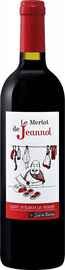 Вино красное сухое «Le Merlot De Jeannot Saint Guilhem Le Desert» 2018 г.