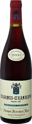 Вино красное сухое «Charmes Chambertin Grand Cru Pierre Bouree Fils» 2000 г.