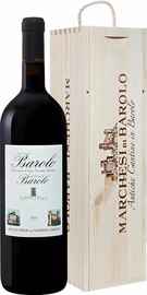 Вино красное сухое «Barolo Del Commune Di Barolo Marchesi Di Barolo» 2014 г., в деревянной подарочной упаковке
