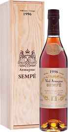 Арманьяк «Sempe Vieil Armagnac» 1996 г. в деревянной подарочной упаковке