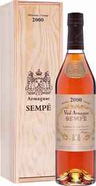 Арманьяк «Sempe Vieil Armagnac» 2000 г. в деревянной подарочной упаковке