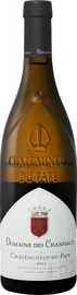 Вино белое сухое «Chateauneuf Du Pape Domaine Des Chanssaud» 2015 г.