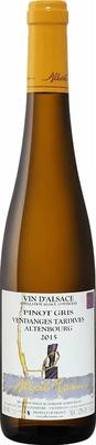 Вино белое сладкое «Pinot Gris Vendanges Tardives Altenbourg Alsace Domaine Albert Mann» 2015 г.
