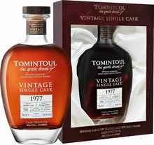 Виски шотландский «Tomintoul Speyside Glenlivet Single Sherry Cask Single Malt Scotch Whisky 1977» 1977 в подарочной упаковке.
