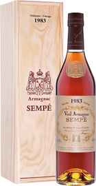 Арманьяк «Sempe Vieil Armagnac» 1983 в деревянной подарочной упаковке