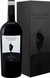 Вино красное сухое «Alessandro Dal Borro Syrah Toscana Il Borro» 2012 г., в подарочной упаковке