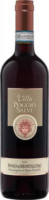 Вино красное сухое «Rosso Di Montalcino Villa Poggio Salvi Россо» 2016 г.