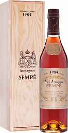 Арманьяк «Sempe Vieil Armagnac» 1984 г в подарочной упаковке