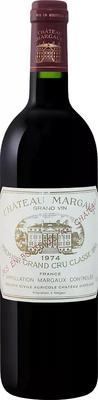 Вино красное сухое «Chateau Margaux Premier Grand Cru Classe Margaux» 1974 г.