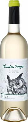 Вино белое сухое «Verdejo Organic Rueda Cuatro Rayas» 2017 г.