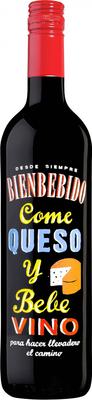 Вино красное сухое «Bienbebido Come Queso Y Bebe Vino»