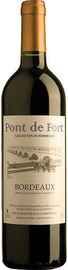 Вино красное сухое «Charles Yung et Fils Pont de Fort Bordeaux» 2018 г.
