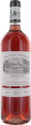 Вино розовое сухое «Chateau Pierrail Rose Bordeaux» 2018 г.