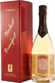 Шампанское белое брют «Herbert Beaufort Cuvee du Melomane Blanc de Blancs Bouzy Grand Cru» в подарочной упаковке