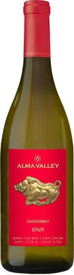 Вино белое сухое «Alma Valley Chardonnay» 2016 г.