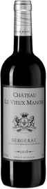 Вино красное сухое «Chateau Le Vieux Manoir Bergerac» 2016 г.