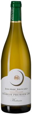 Вино белое сухое «Jean-Marc Brocard Chablis Premier Cru Montmains, 0.75 л» 2018 г.