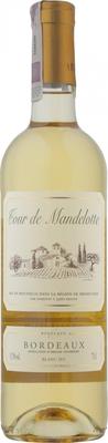 Вино белое сухое «Tour De Mandellotte Bordeaux, 0.75 л» 2018 г.