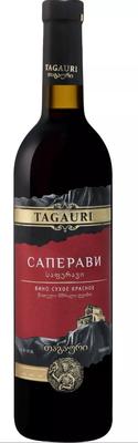 Вино красное сухое «Тагаури Саперави»