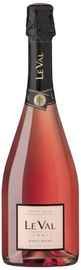 Вино игристое розовое брют «Le Val Summit Pinot Noir»