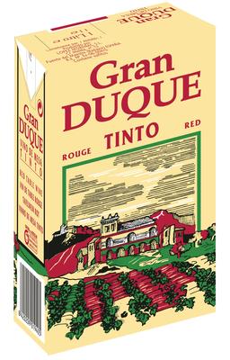 Вино столовое  красное полусладкое «Gran Duque (Tetra Pak)»
