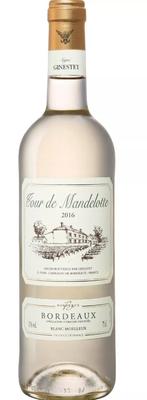 Вино белое полусладкое «Tour De Mandellotte Bordeaux» 2018 г.