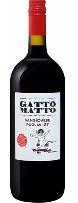Вино красное сухое «Gatto Matto Sangiovese Puglia IGT Villa degli Olmi» 2018 г.