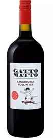 Вино красное сухое «Gatto Matto Sangiovese Puglia IGT Villa degli Olmi» 2018 г.