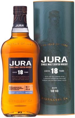 Виски шотландский «Jura 18 years old» в тубе