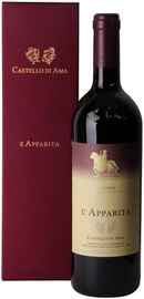 Вино красное сухое «Merlot l Apparita, 0.75 л» 2015 г. в подарочной упаковке