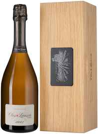 Шампанское белое экстра брют «Lanson Clos Lanson Blanc de Blancs» 2007 г. в  деревянной подарочной упаковке