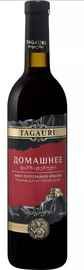 Вино красное полусладкое «Tagauri Domashneye»