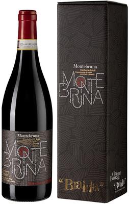 Вино красное сухое «Montebruna Barbera d Asti» 2017 г. в подарочной упаковке