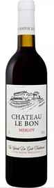 Вино красное полусладкое «Chateau Le Bon Merlot»