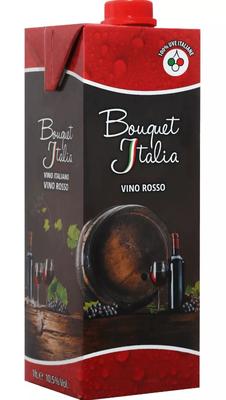 Вино красное сухое «Bouquet Italia (Tetra Pak)»