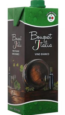Вино белое сухое «Bouquet Italia  (Tetra Pak)»