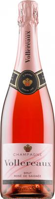 Вино игристое розовое брют «Vollereaux Brut Rose de Saignee»