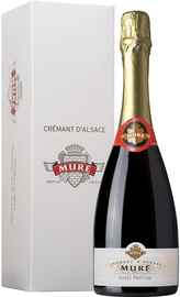 Вино игристое белое брют «Rene Mure Cremant d'Alsace "Cuvee Prestige» в подарочной упаковке