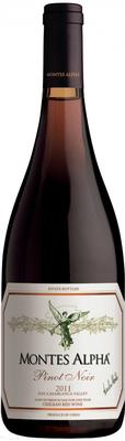 Вино красное сухое «Montes Alpha Pinot Noir» 2018 г.