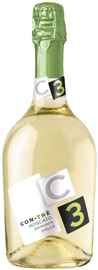 Вино игристое белое сладкое «Con-Tre Moscato Spumante - Dolce»