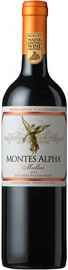 Вино красное сухое «Montes Alpha Malbec» 2017 г.