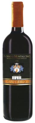 Вино красное сухое «Castero Rosso Di Montalcino DOC» контролируемого наименования по месту происхождения